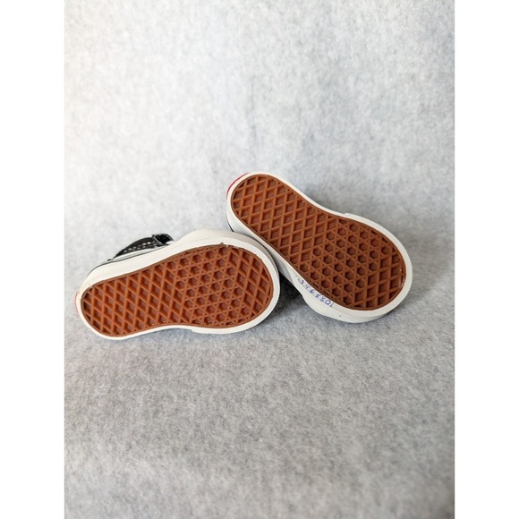 Vans Toddlers Sk8Hi Zip Shoes | 2c Black/White | Authentic New - 2 Toddler - Picture 3 of 14